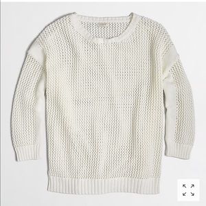 J Crew Open Knit Beach Sweater